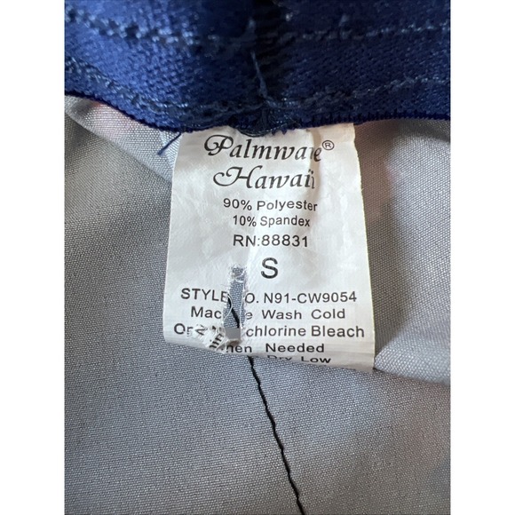 Palmwave Shorts Womens Small Floral Tropical Print Hawaii Board Water Shorts - Picture 3 of 5